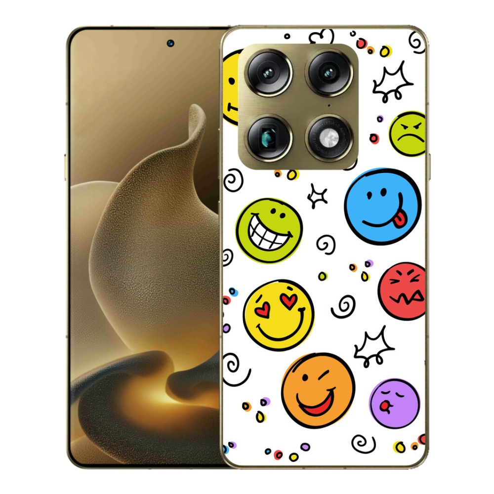 Gélový kryt mmCase na Motorola Signature - smajlíci