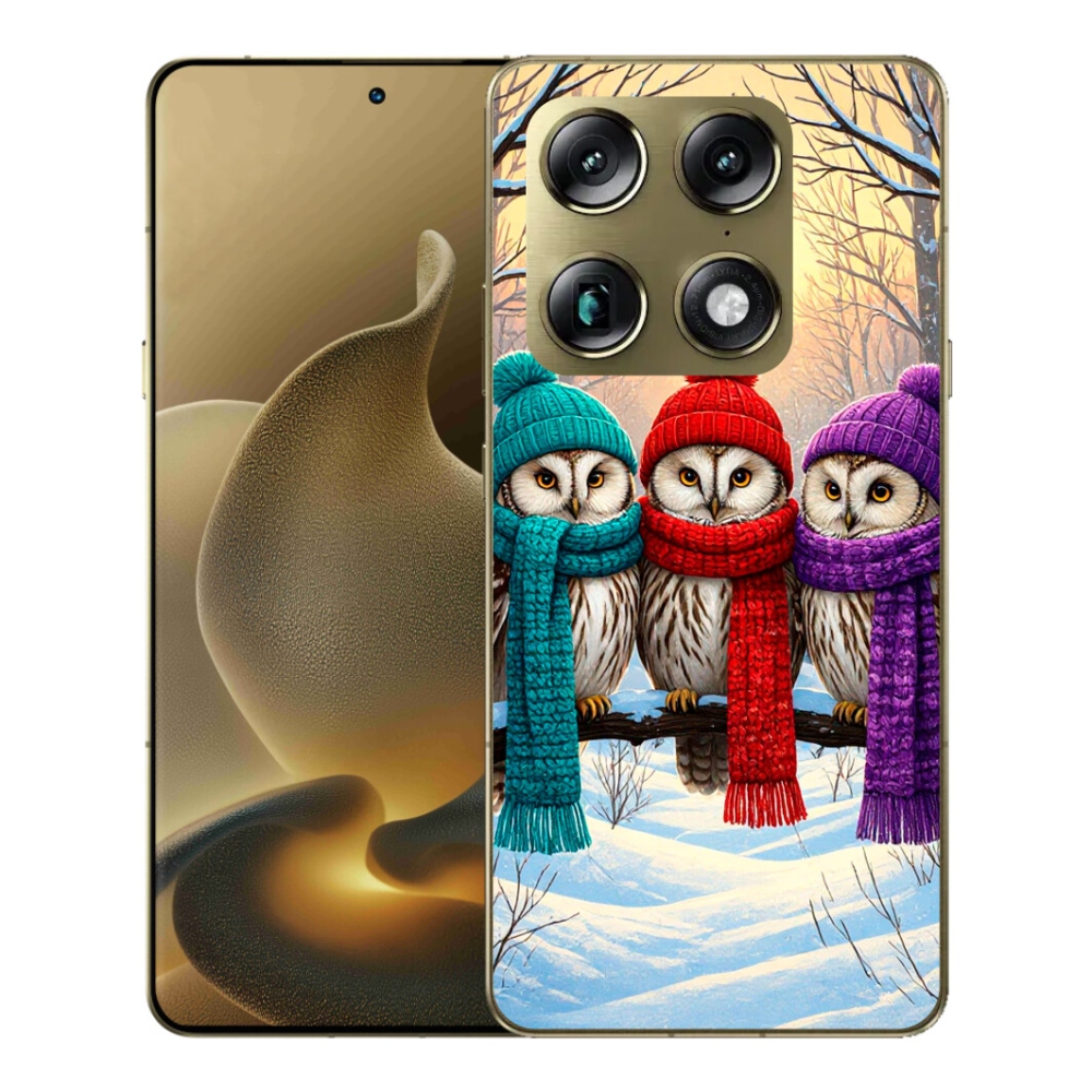 Gélový kryt mmCase na Motorola Signature - soví priatelia