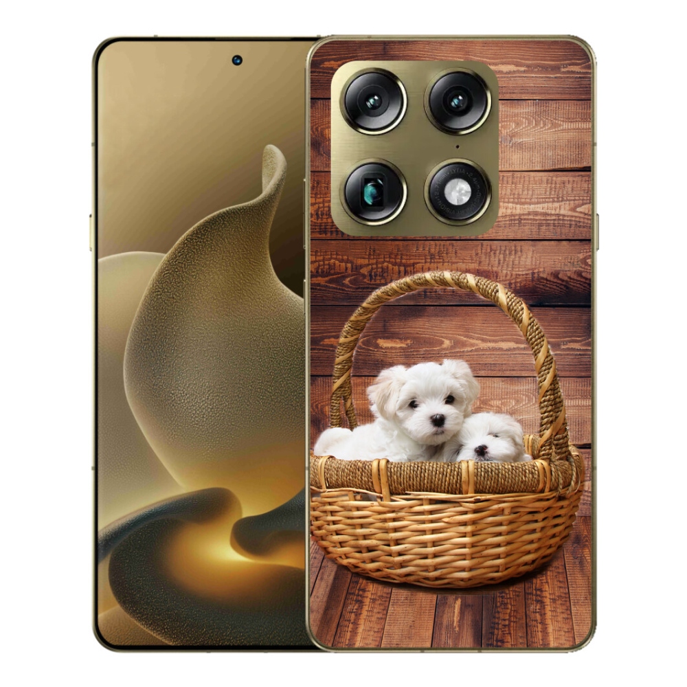 Gélový kryt mmCase na Motorola Signature - šteniatka