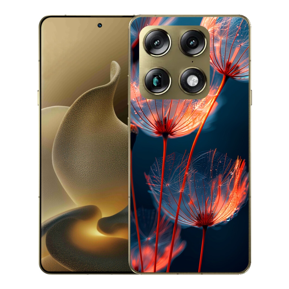 Gélový kryt mmCase na Motorola Signature - svetielkujúce páperie