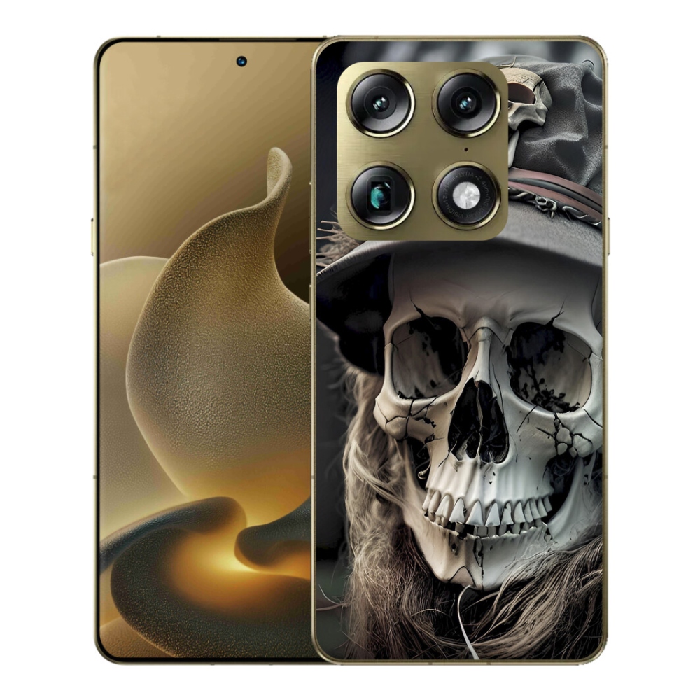 Gélový kryt mmCase na Motorola Signature - temná lebka