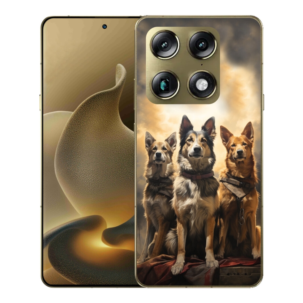 Gélový kryt mmCase na Motorola Signature - tri psy