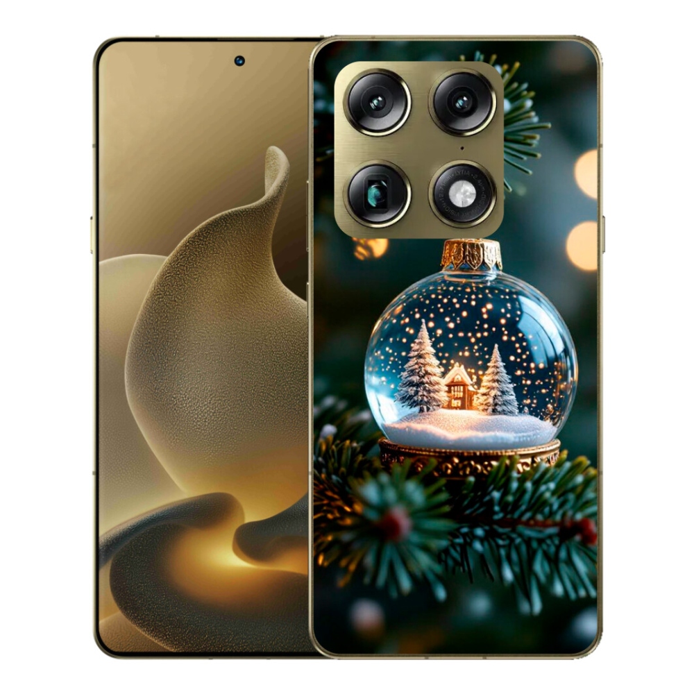 Gélový kryt mmCase na Motorola Signature - vianočné gule 2