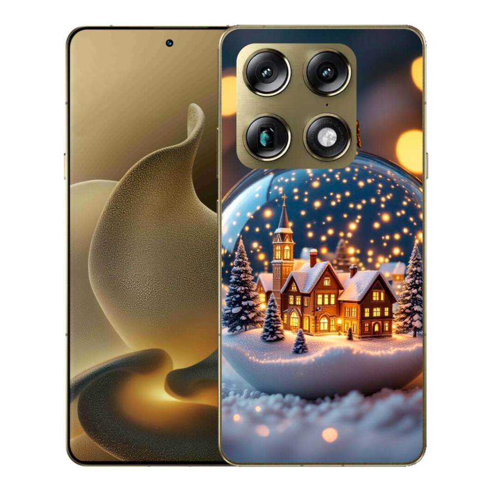 Gélový kryt mmCase na Motorola Signature - vianočné gule 4