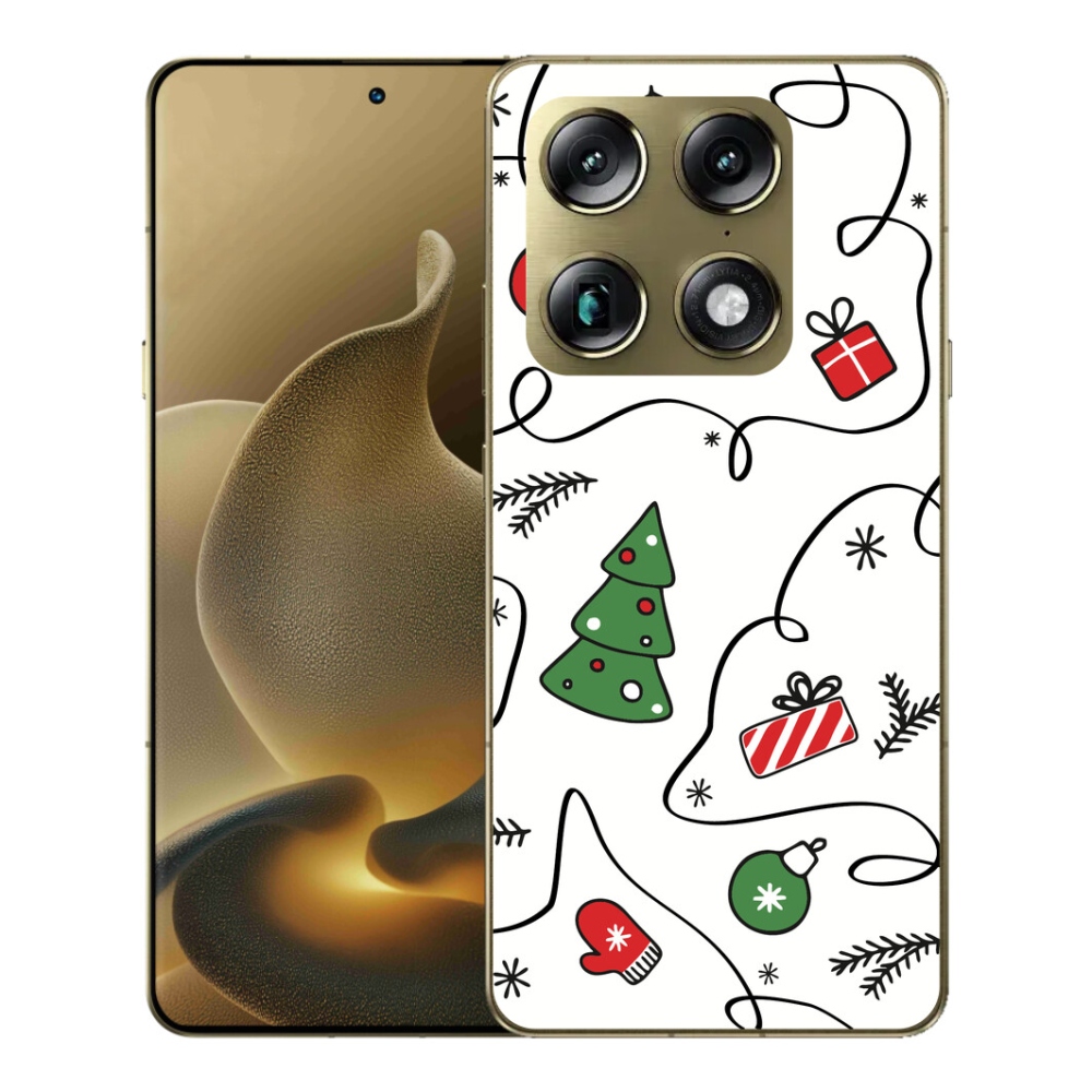 Gélový kryt mmCase na Motorola Signature - vianočné motívy