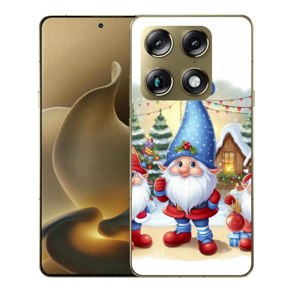 Gélový kryt mmCase na Motorola Signature - vianočné škriatkovia