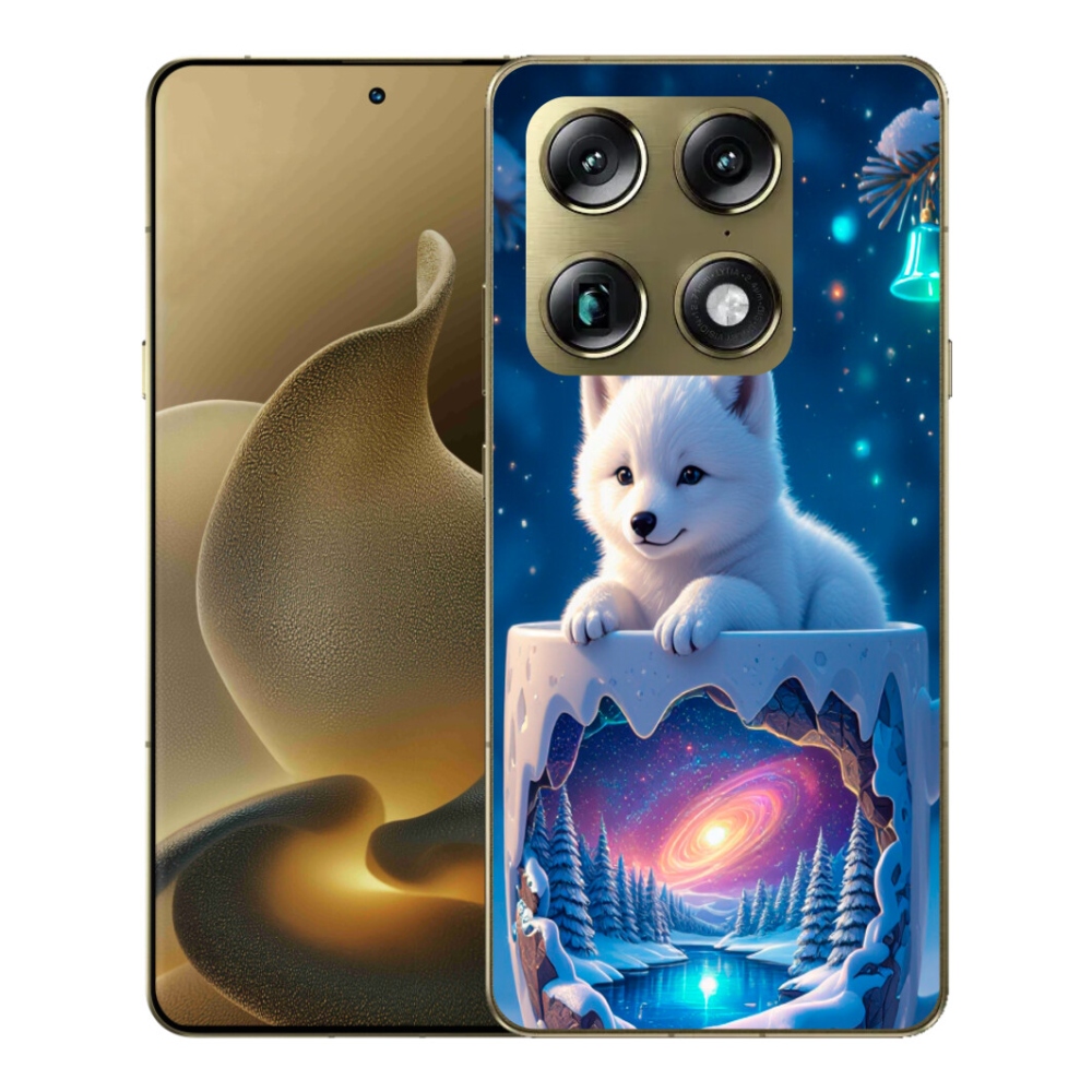 Gélový kryt mmCase na Motorola Signature - vianočné šteňa