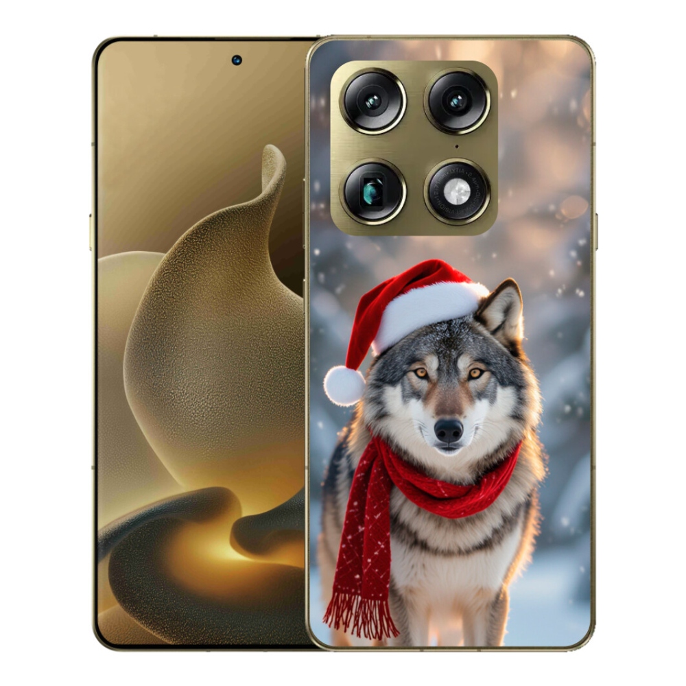 Gélový kryt mmCase na Motorola Signature - vianočný vlk
