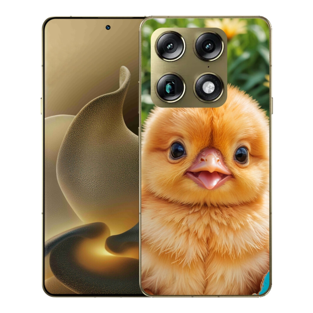 Gélový kryt mmCase na Motorola Signature - veselé kuriatko