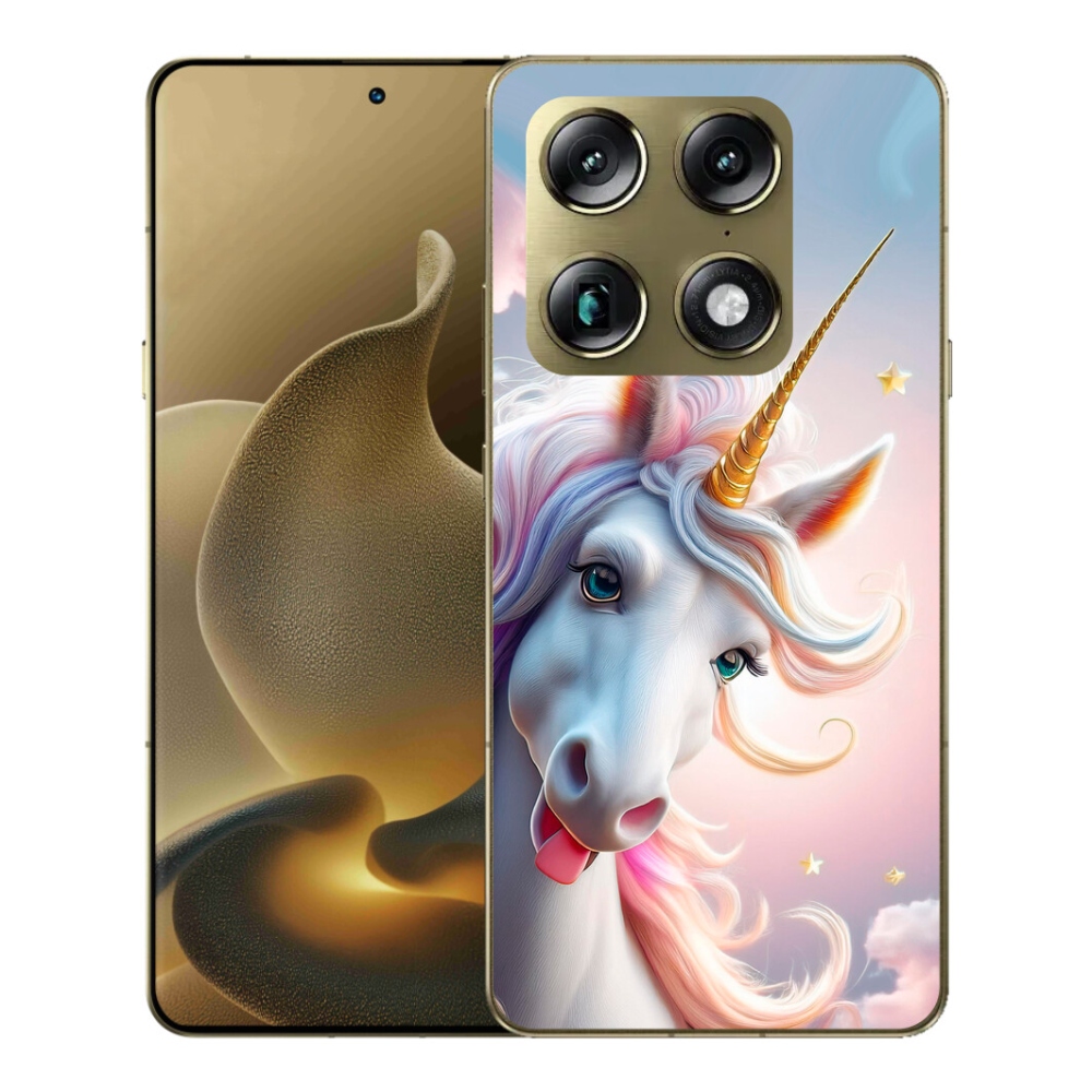 Gélový kryt mmCase na Motorola Signature - veselý jednorožec