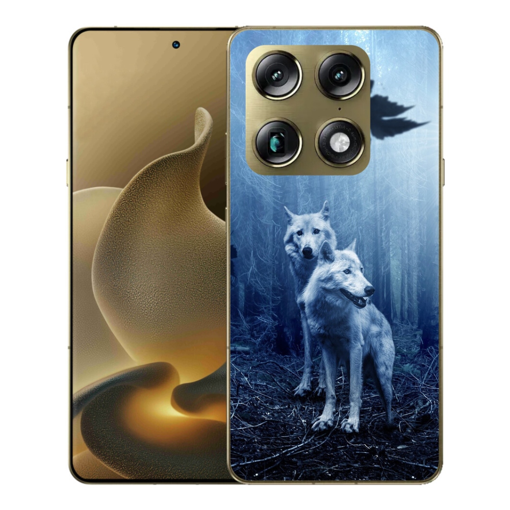 Gélový kryt mmCase na Motorola Signature - vlci v lese