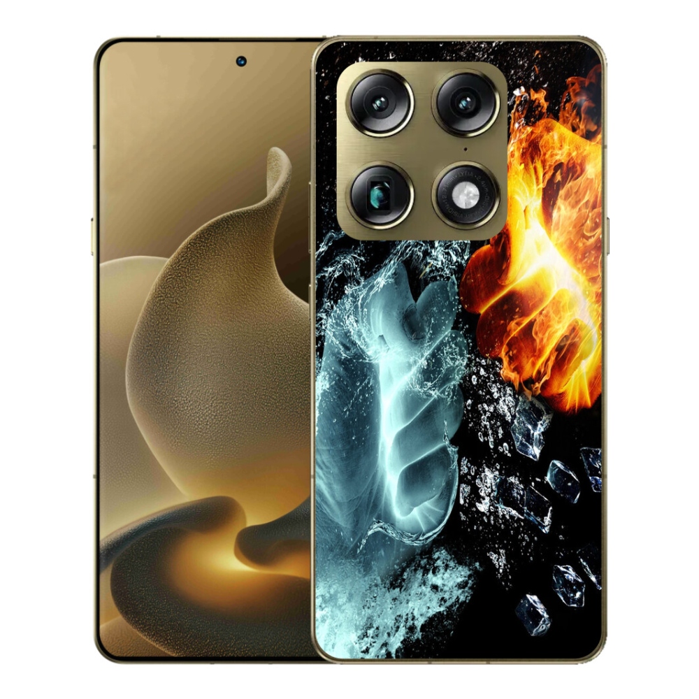 Gélový kryt mmCase na Motorola Signature - voda a oheň