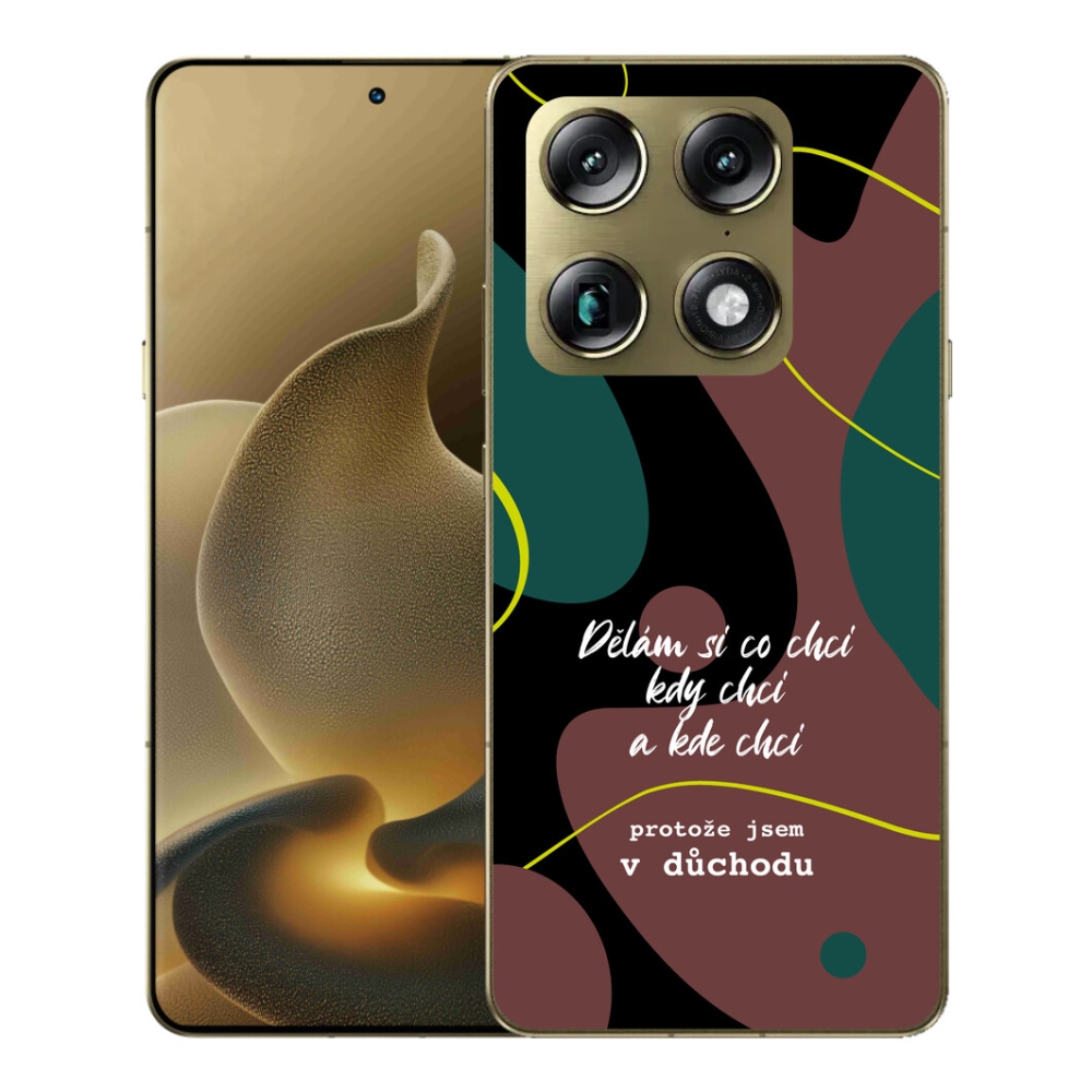 Gélový kryt mmCase na Motorola Signature - vtipný text 10 čierne pozadie