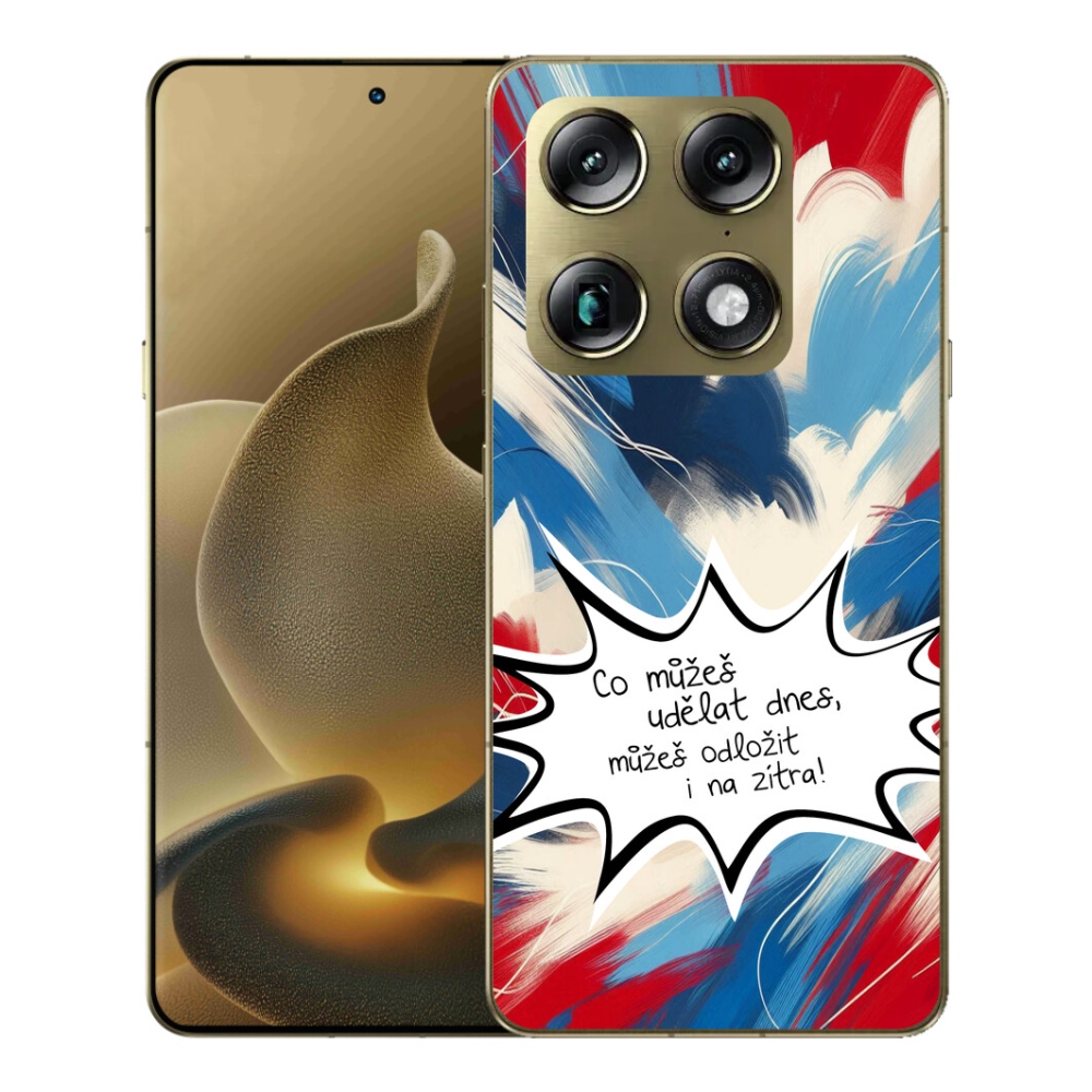 Gélový kryt mmCase na Motorola Signature - vtipný text 9 biele pozadie