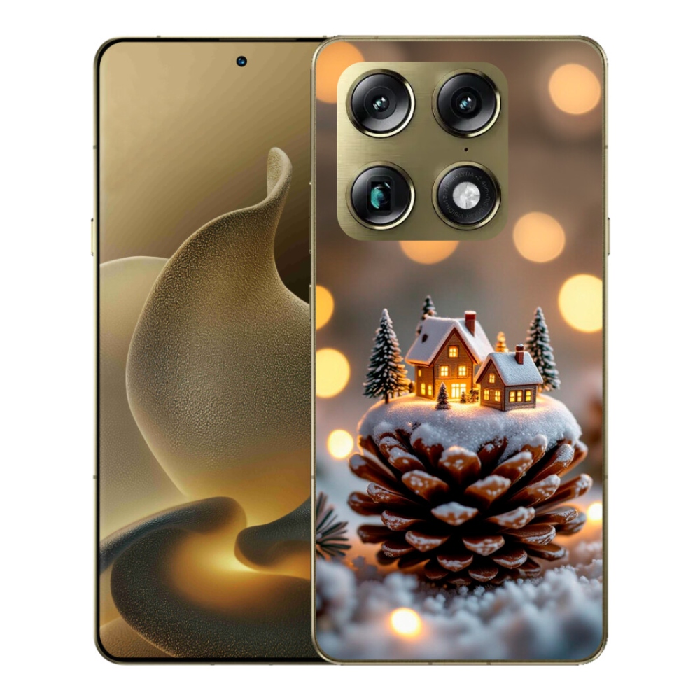 Gélový kryt mmCase na Motorola Signature - zimná dedinka