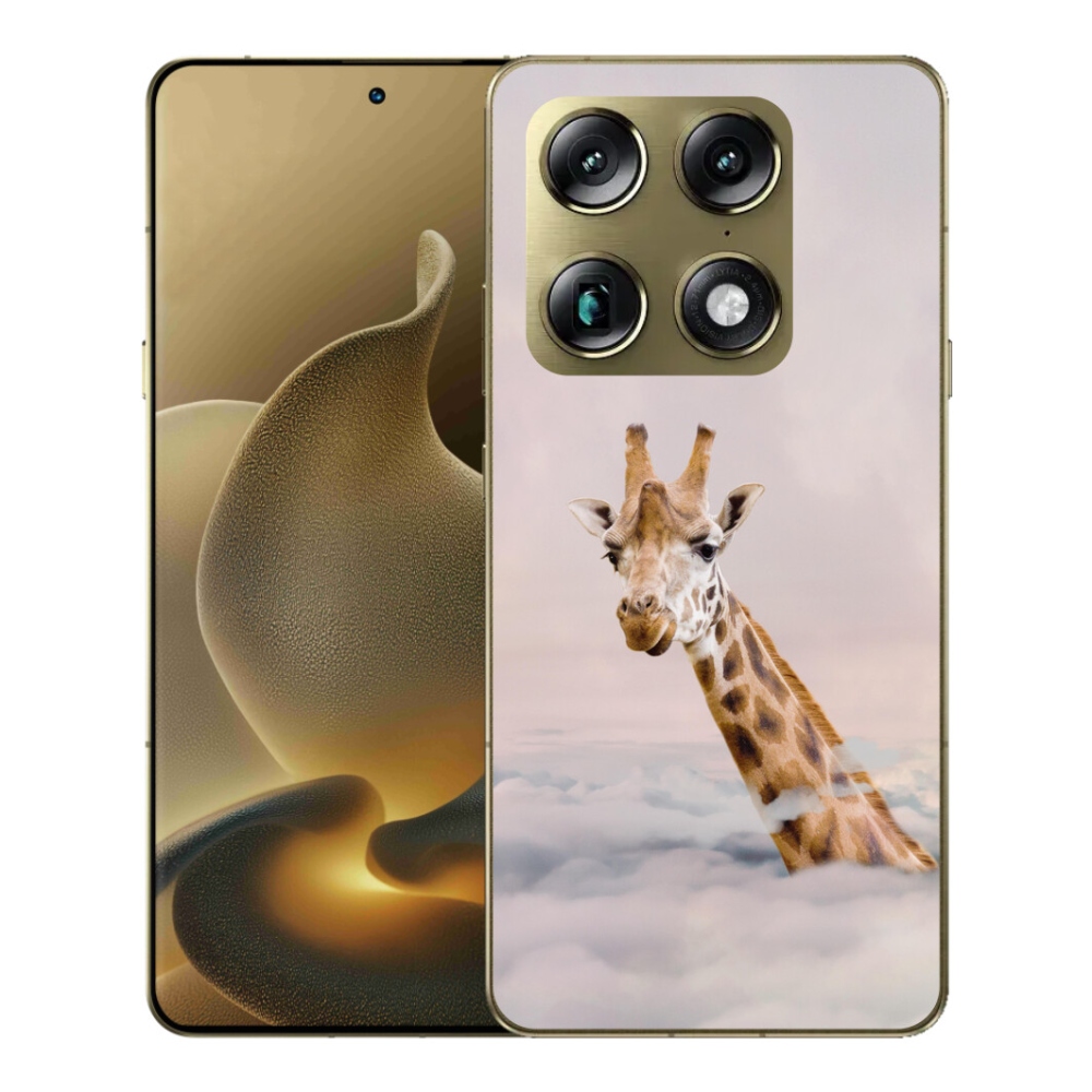 Gélový kryt mmCase na Motorola Signature - žirafa v oblakoch