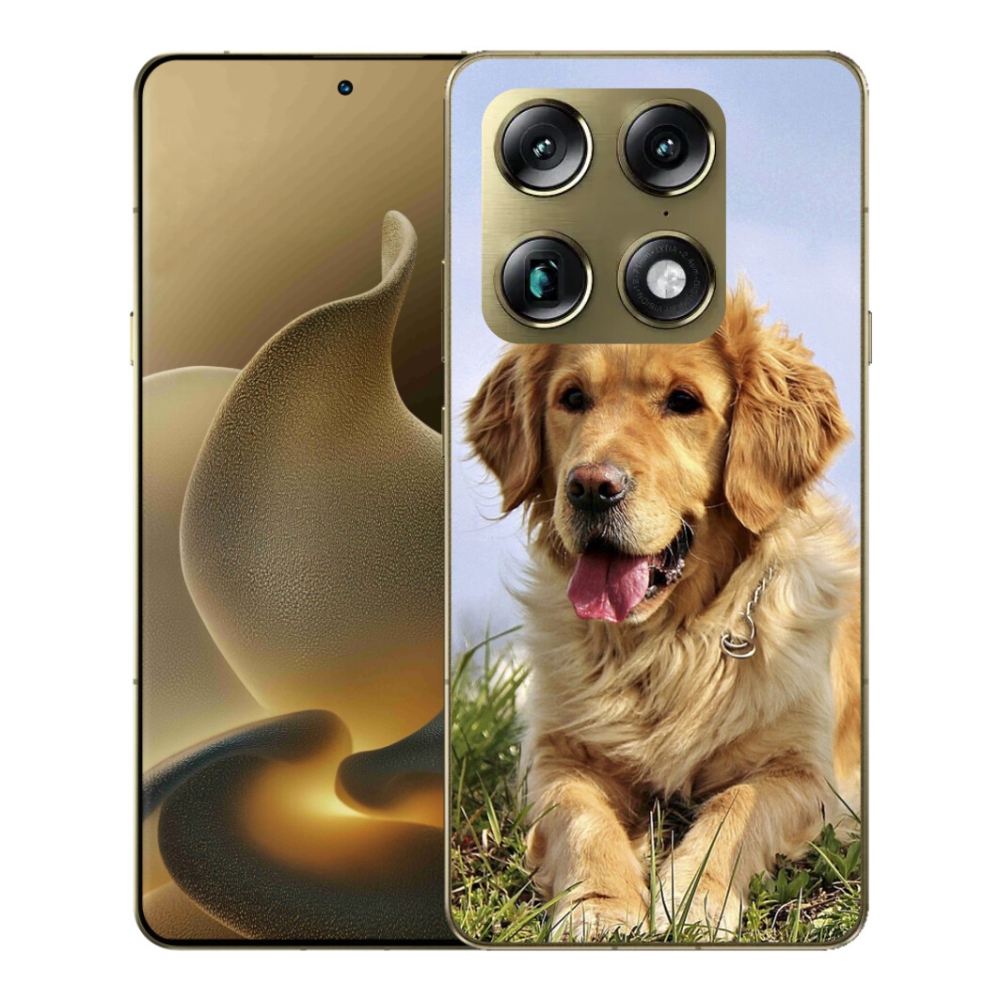 Gélový kryt mmCase na Motorola Signature - zlatý retriever