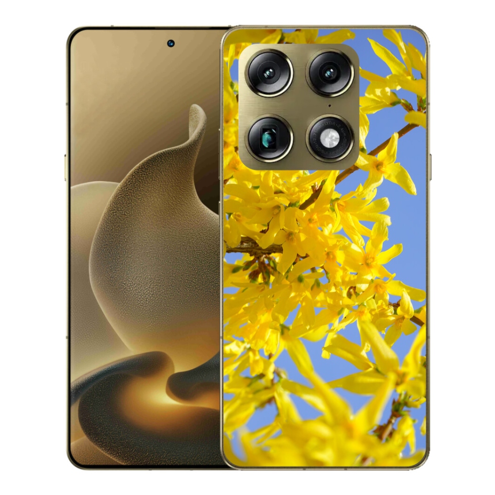 Gélový kryt mmCase na Motorola Signature - žlté kvety