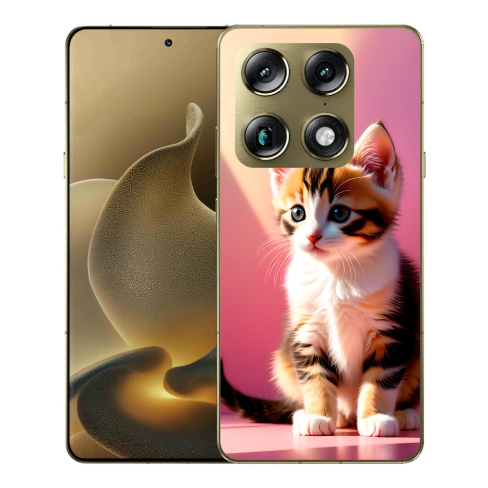 Gélový kryt mmCase na Motorola Signature - zvedavé mačiatko 2