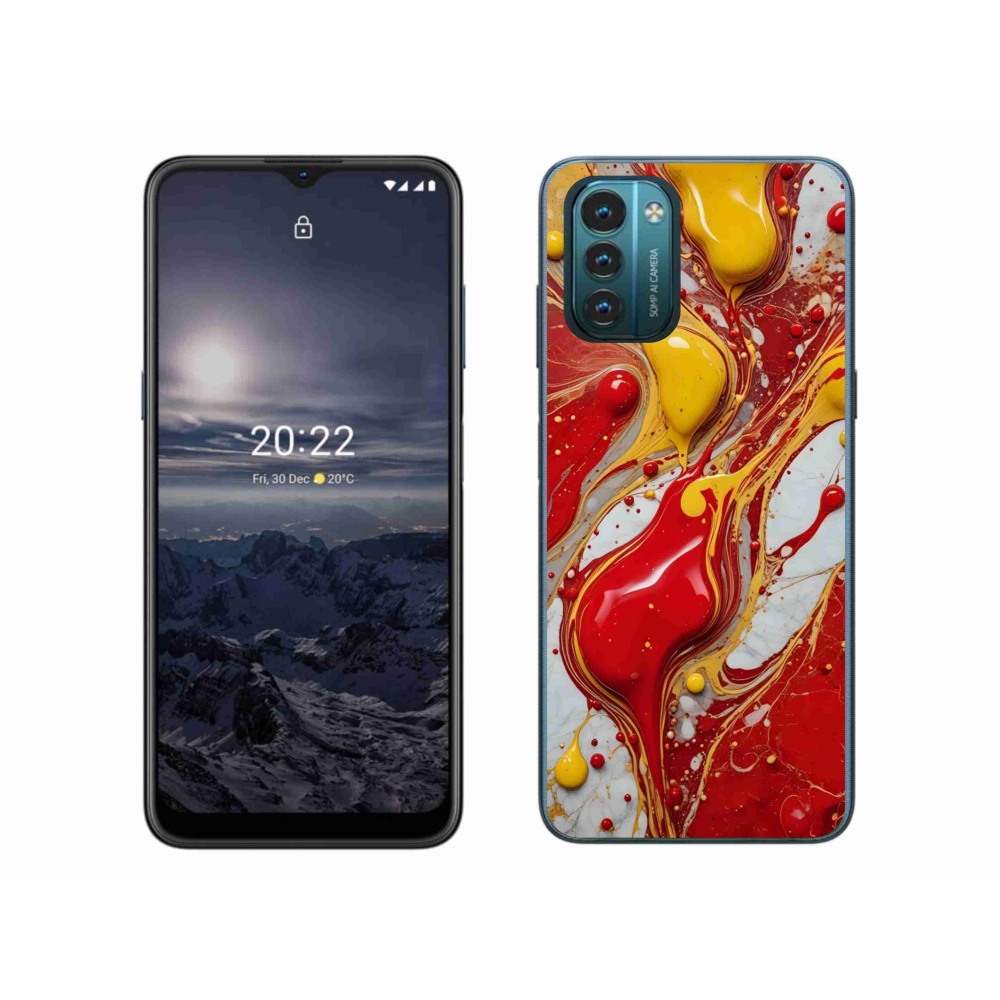Gélový kryt mmCase na Nokia G11/G21 - abstraktný motív 42