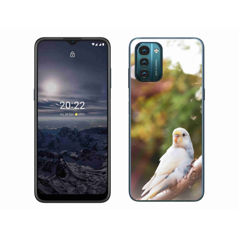 Gélový kryt mmCase na Nokia G11/G21 - andulka biela
