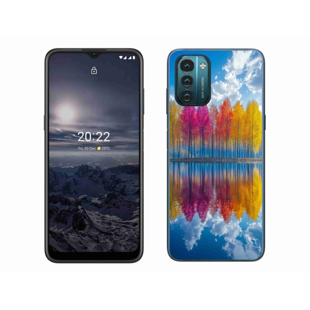 Gélový kryt mmCase na Nokia G11/G21 - farebné stromy