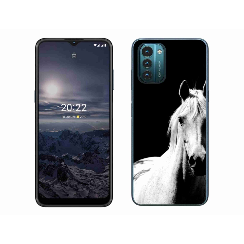 Gélový kryt mmCase na Nokia G11/G21 - biely kôň 5