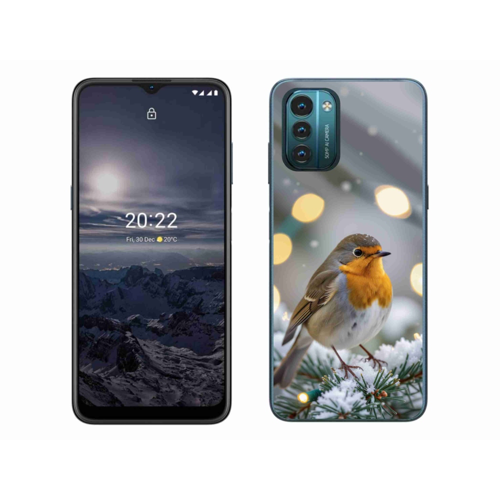 Gélový kryt mmCase na Nokia G11/G21 - červienka v zime