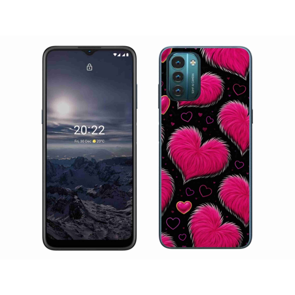Gélový kryt mmCase na Nokia G11/G21 - hebké srdce