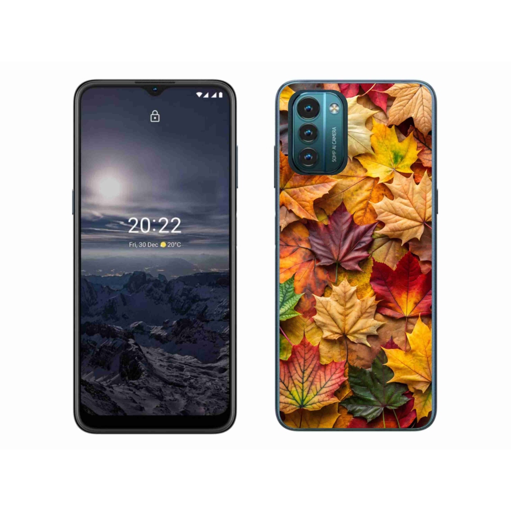 Gélový kryt mmCase na Nokia G11/G21 - javorové listy 2