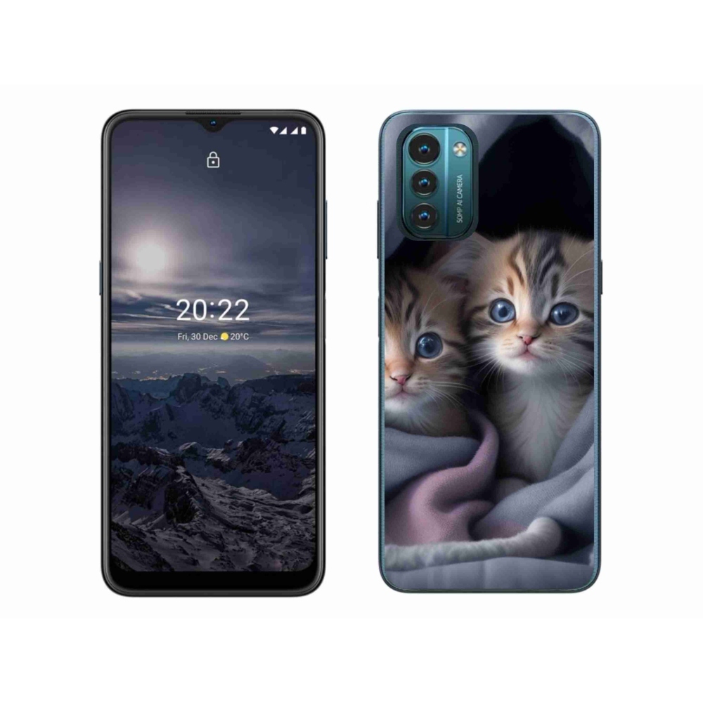 Gélový kryt mmCase na Nokia G11/G21 - mačacie duo 2