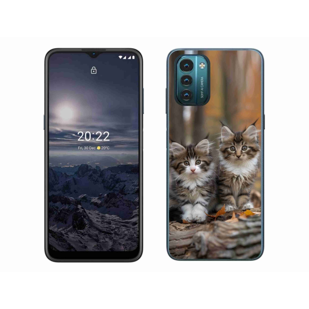 Gélový kryt mmCase na Nokia G11/G21 - mačacie duo 3