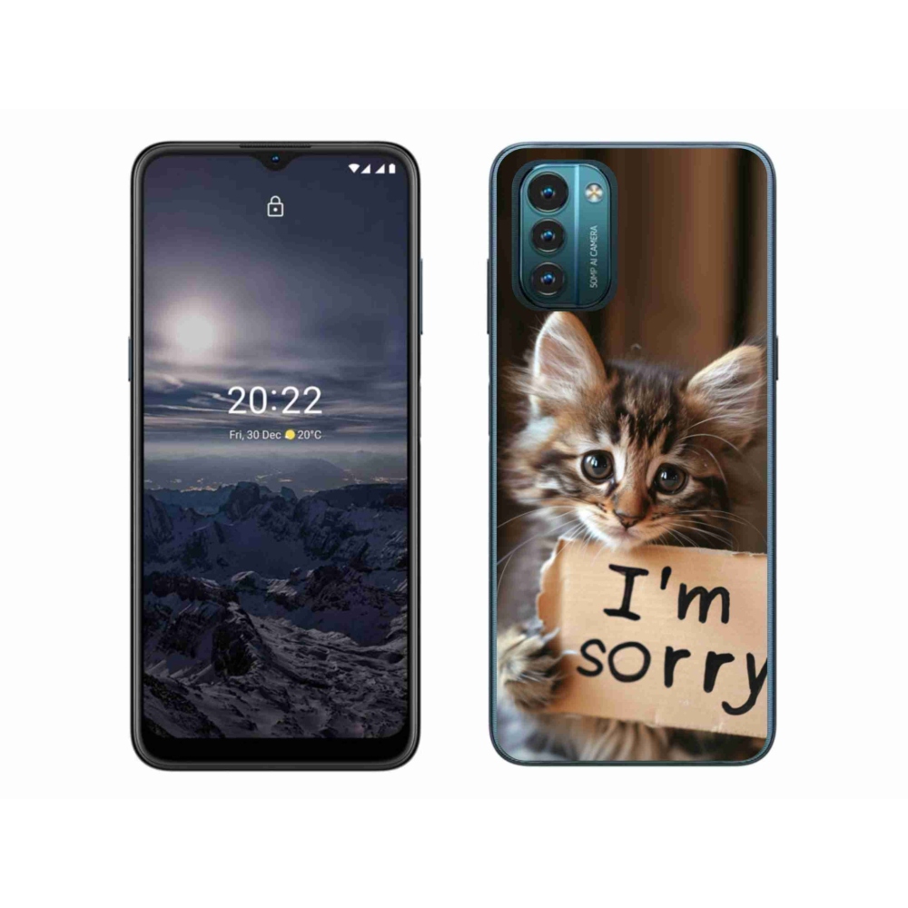 Gélový kryt mmCase na Nokia G11/G21 - mačacie ospravedlnenie