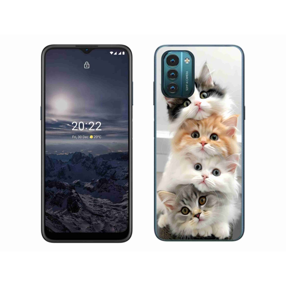 Gélový kryt mmCase na Nokia G11/G21 - mačacia partia
