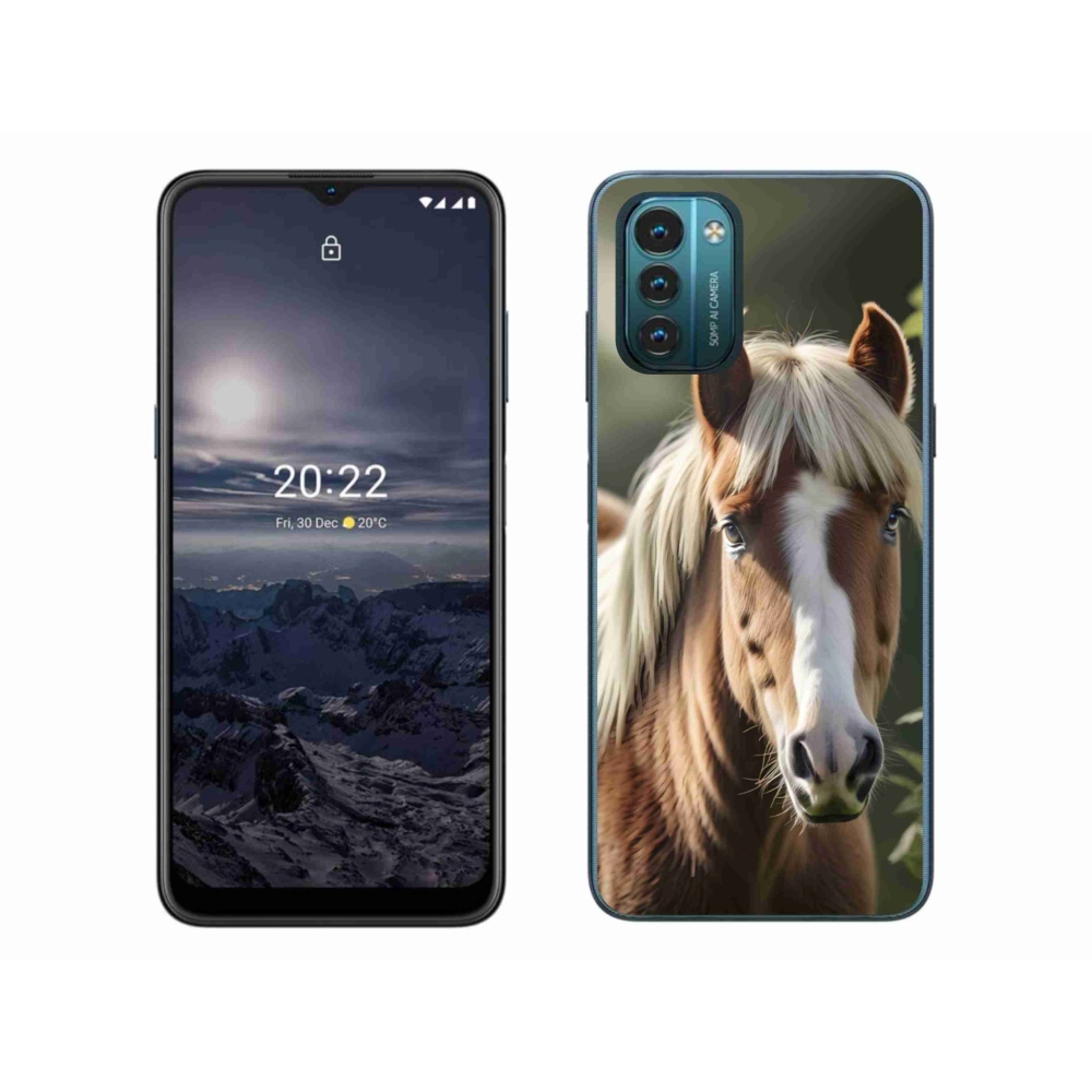 Gélový kryt mmCase na Nokia G11/G21 - kôň so svetlou hrivou