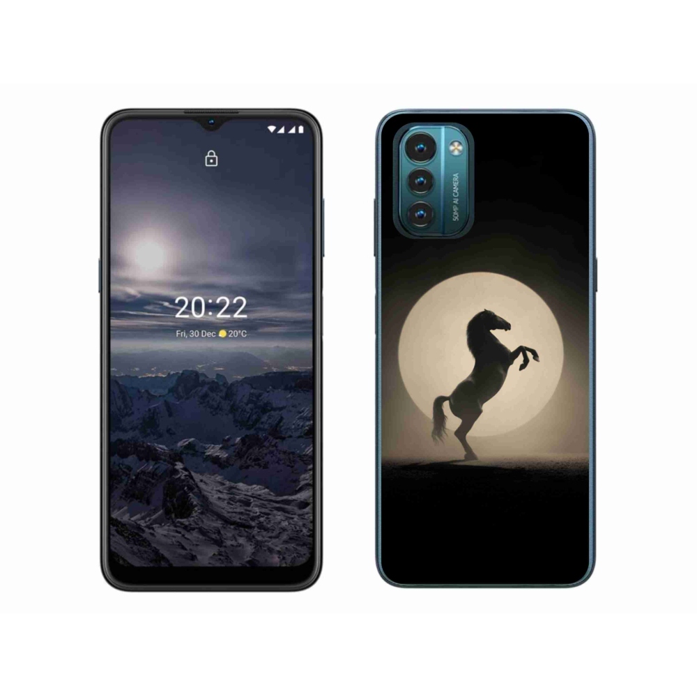 Gélový kryt mmCase na Nokia G11/G21 - kôň v siluete