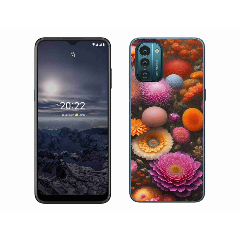Gélový kryt mmCase na Nokia G11/G21 - kvetinová kompozícia