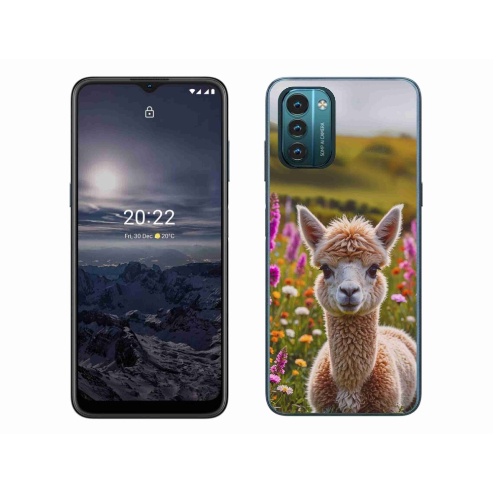 Gélový kryt mmCase na Nokia G11/G21 - lama na lúke