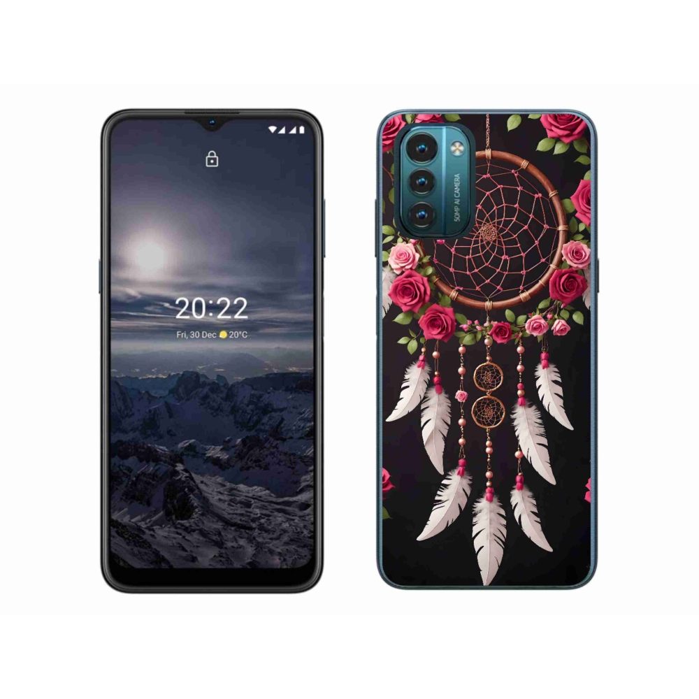 Gélový kryt mmCase na Nokia G11/G21 - lapač snov s ružami