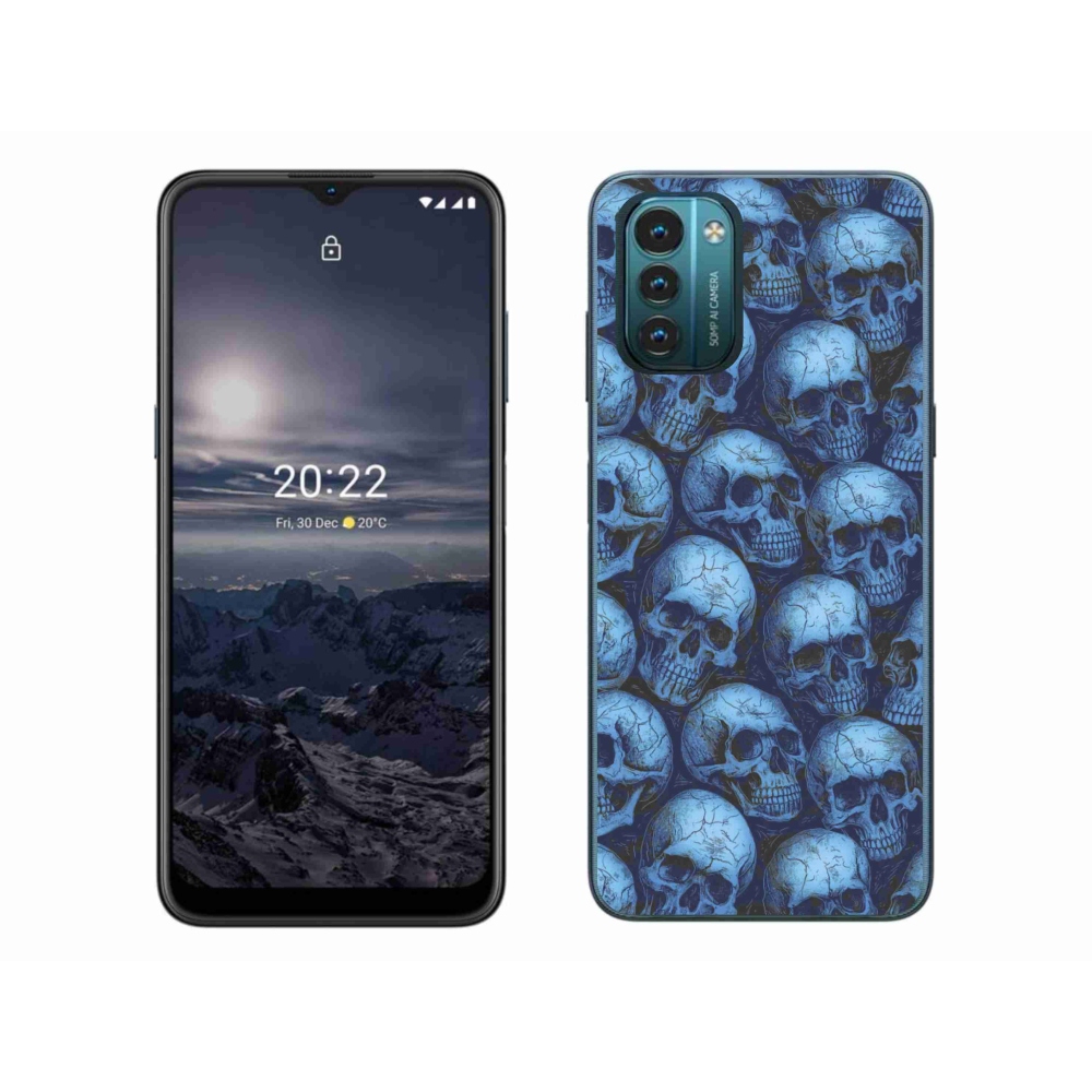 Gélový kryt mmCase na Nokia G11/G21 - lebky