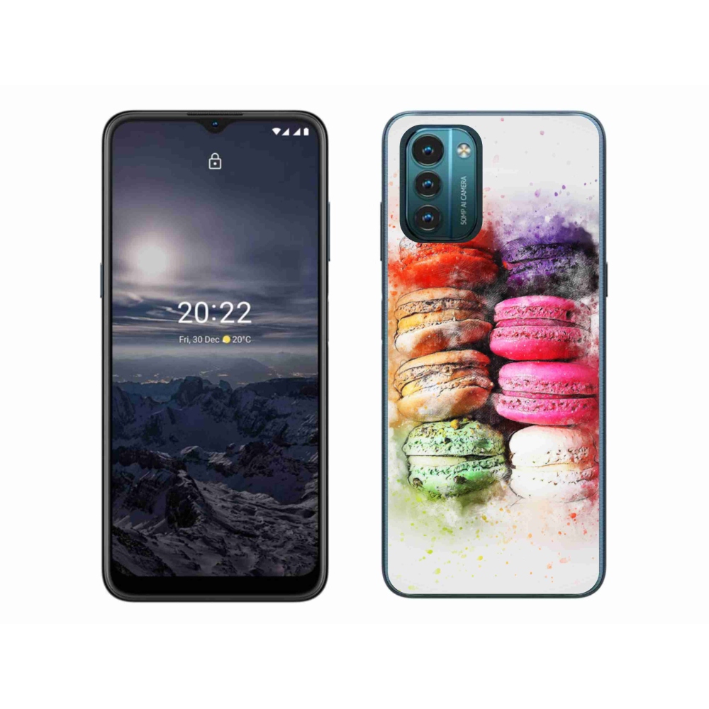 Gélový kryt mmCase na Nokia G11/G21 - makrónky