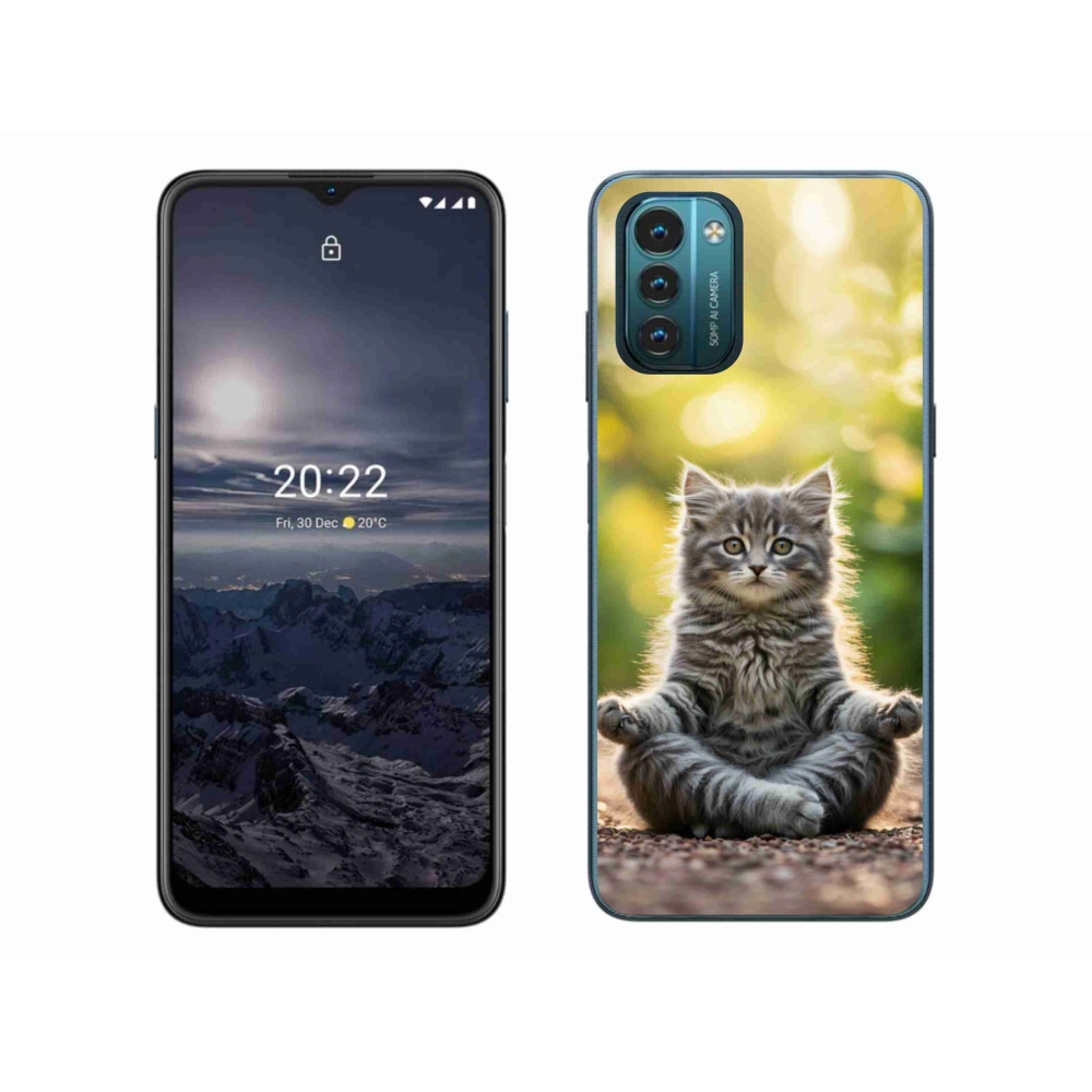 Gélový kryt mmCase na Nokia G11/G21 - meditujúce mačiatko