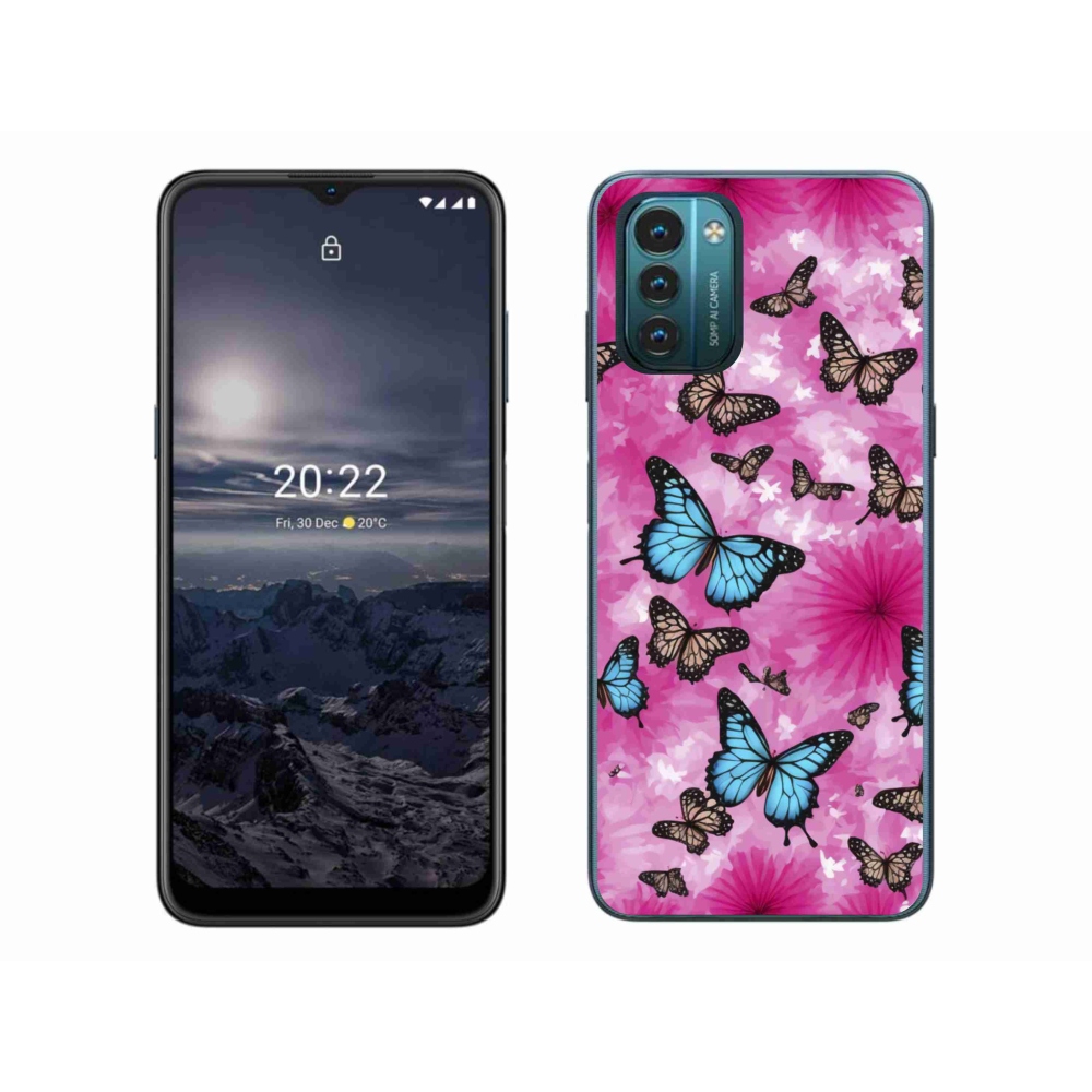 Gélový kryt mmCase na Nokia G11/G21 - motýlia záhrada