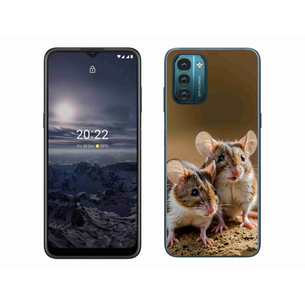 Gélový kryt mmCase na Nokia G11/G21 - myší duo