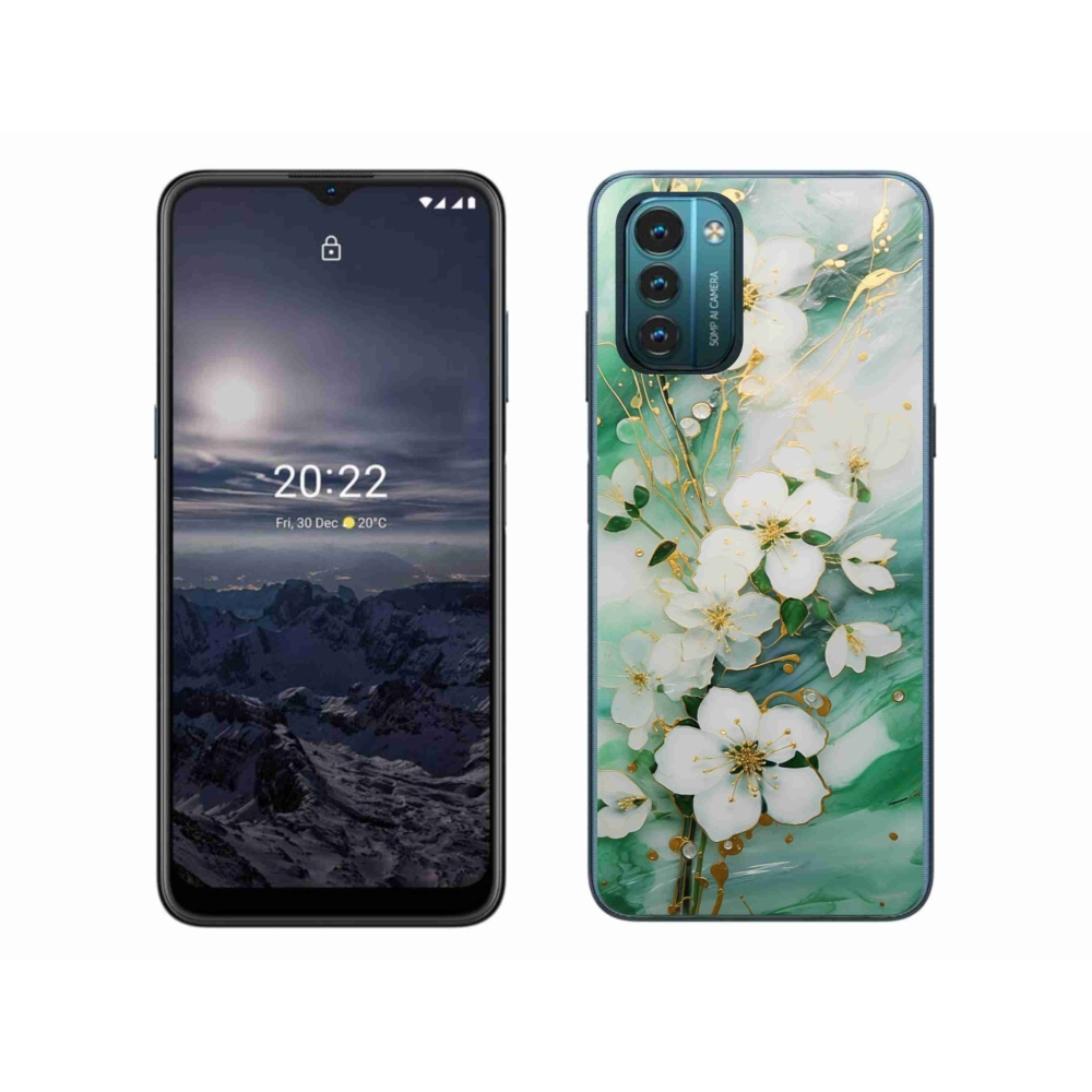 Gélový kryt mmCase na Nokia G11/G21 - nežné kvety