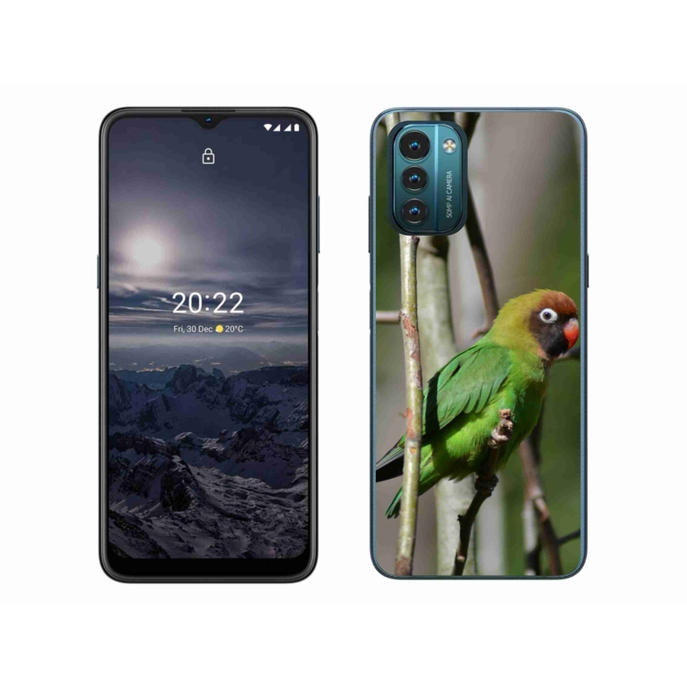Gélový kryt mmCase na Nokia G11/G21 - papagáj agapornis