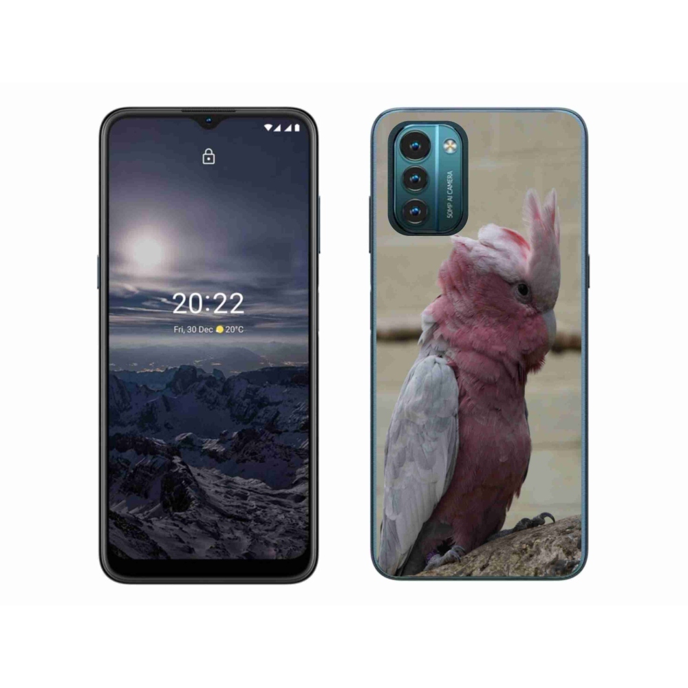 Gélový kryt mmCase na Nokia G11/G21 - papagáj kakadu ružový