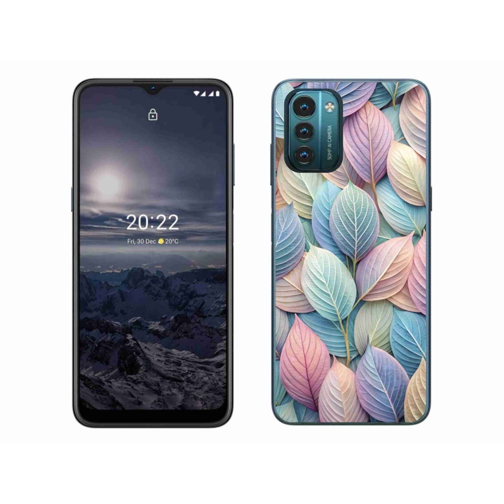 Gélový kryt mmCase na Nokia G11/G21 - pastelové listy