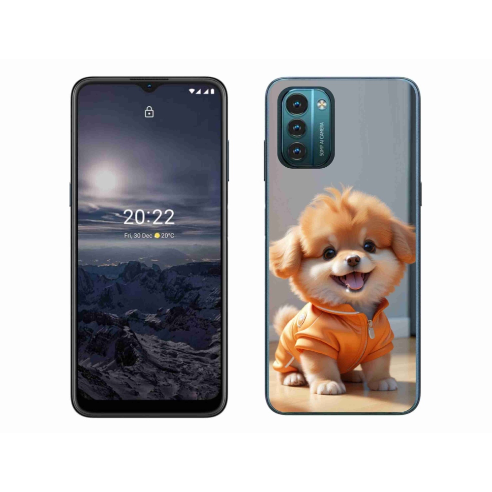 Gélový kryt mmCase na Nokia G11/G21 - roztomilý pomeranian v mikine