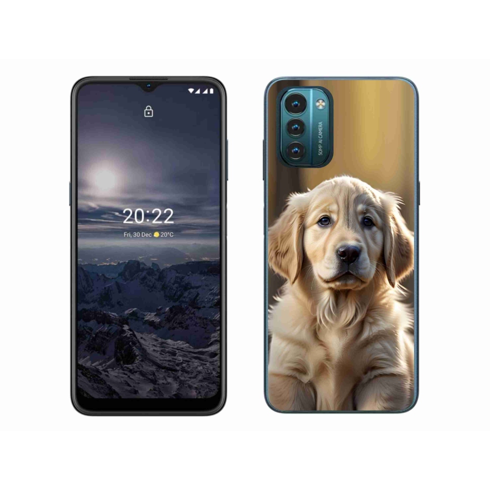 Gélový kryt mmCase na Nokia G11/G21 - roztomilý zlatý retriever